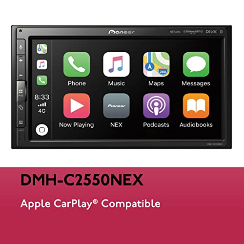 Pioneer DMH-C2550NEX Digital Multimedia Receiver With Wired Apple CarPlay and Android Auto, 6.8 Pioneer DMH-C2550NEX Digital Multimedia Receiver With Wired Apple CarPlay and Android Auto, 6.8